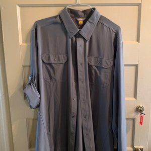 Eddie Bauer Guide Shirt, Super soft material, Gray, XL, never worn